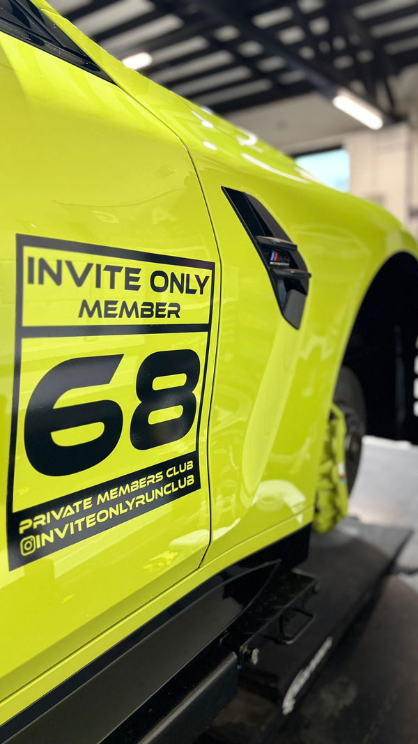 X2 Invite Only Door Decals