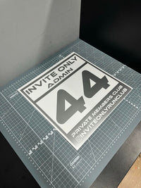 X2 Invite Only Door Decals