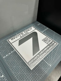 X2 Invite Only Door Decals