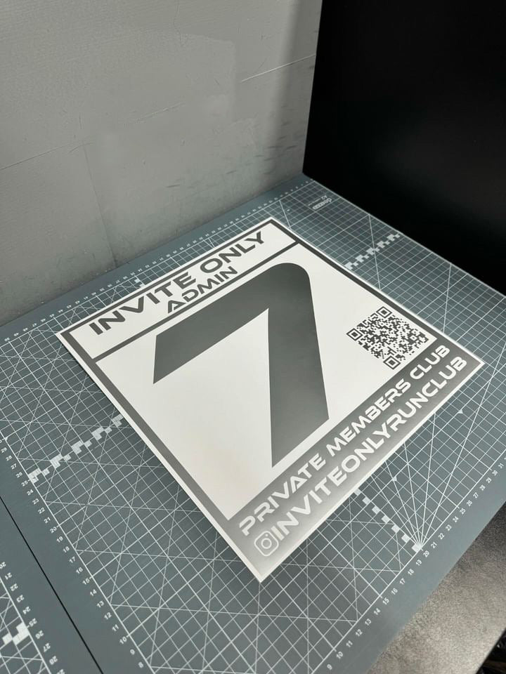 X2 Invite Only Door Decals