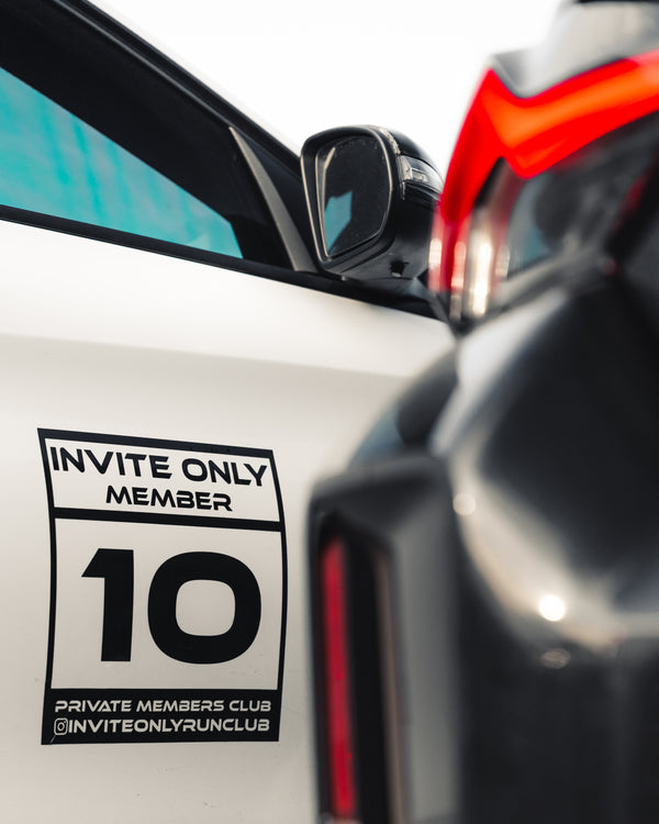 X2 Invite Only Door Decals
